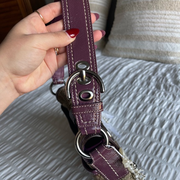 Vintage Y2K Patchwork Coach Shoulder Bag - Picture 6 of 13